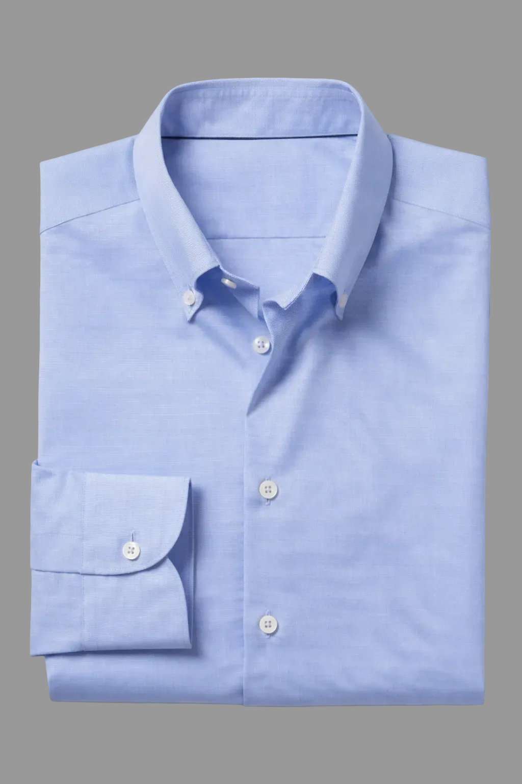 Button-Down Collar Non-Iron Shirt - Sky Blue