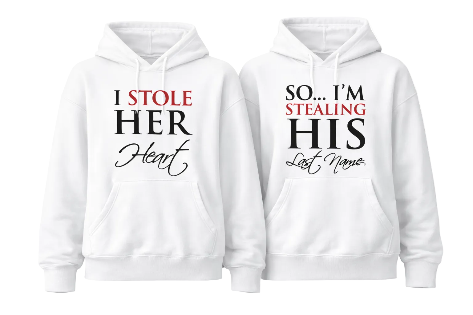Stolen Love Couple Hoodie Series