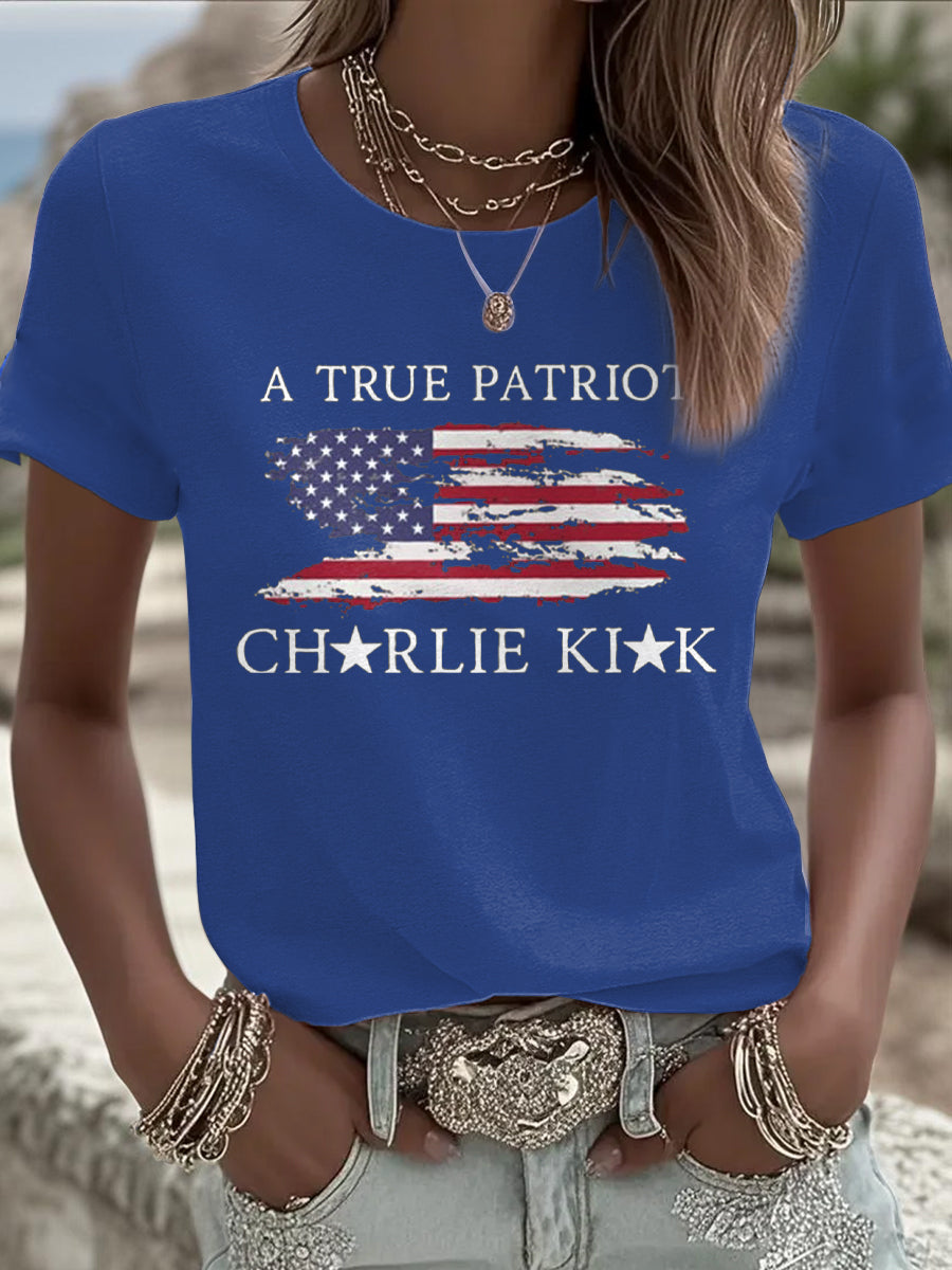 Women's Turning Point Flag Printed T-shirt